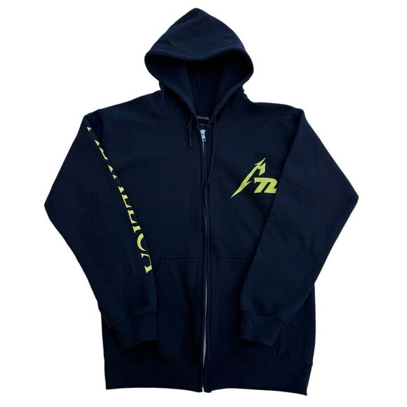 Metallica M72 72 Seasons 2024 Black Full Zip Hoodie Sweatshirt Sz S - Picture 1 of 6